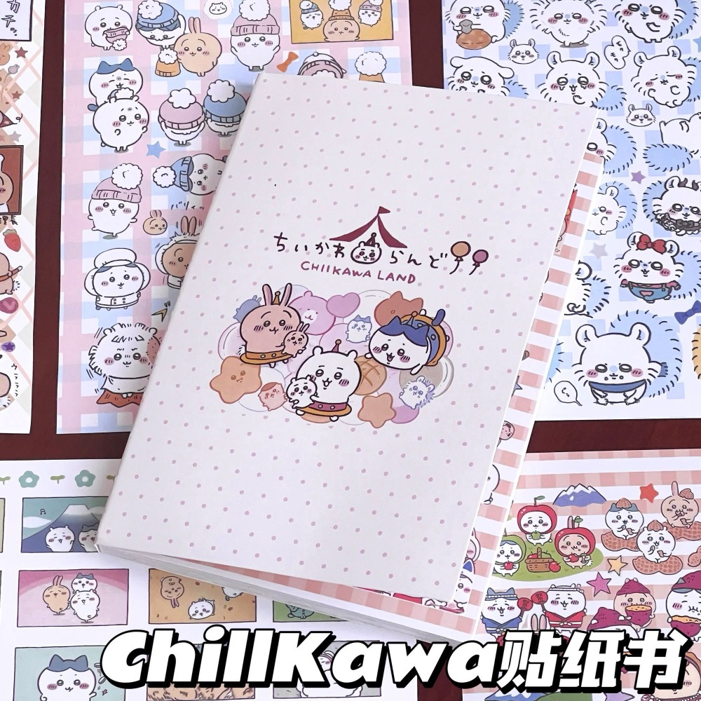 Mini Backpack Purse - Chiikawa Cute Sticker Book Hachiware Usagi