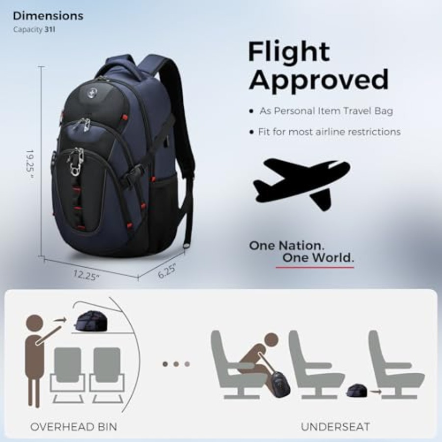 Design Laptop Backpack with US – обзор и цена Laptop Backpack 15.6