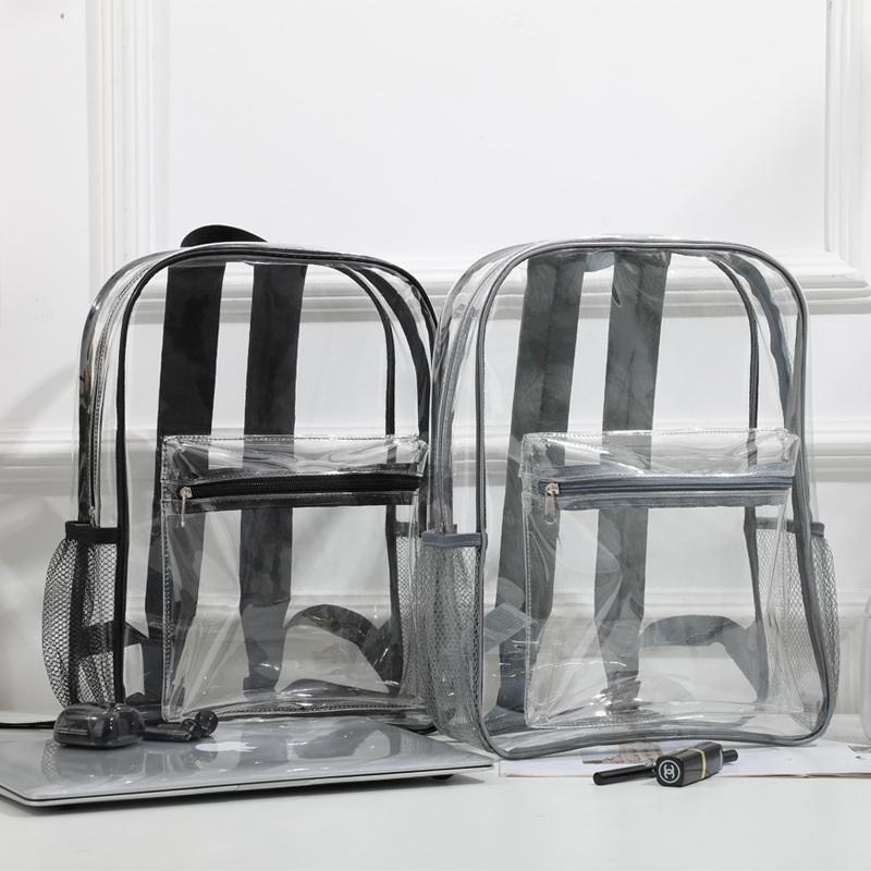 Transparent PVC Outdoor Sports – обзор и цена Canvas Backpack Casual