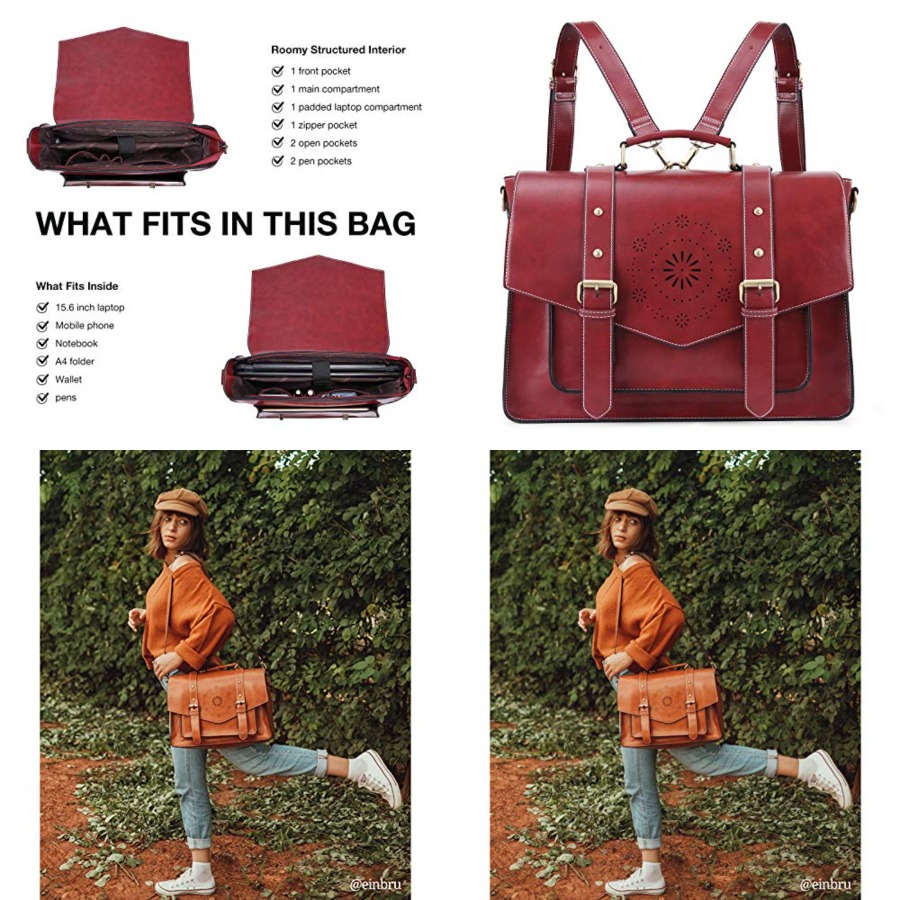 Backpack for Women Briefcase M – обзор и цена Laptop Backpack 15.6