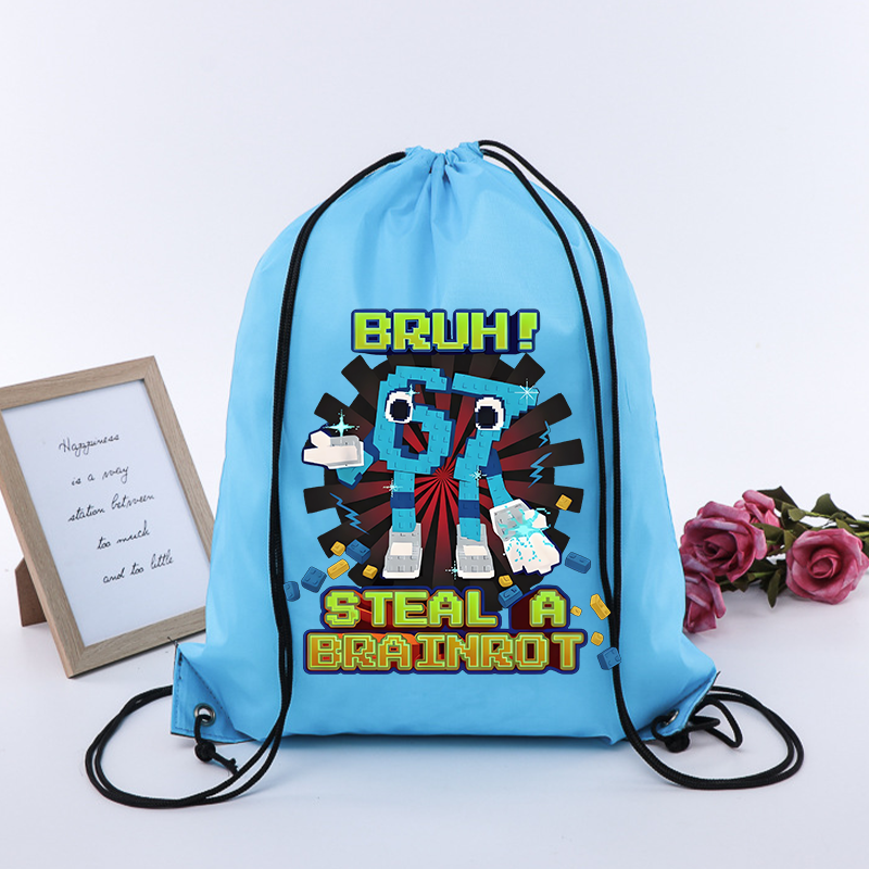 Steal A Brainrot 67 Six Seven  – обзор и цена Drawstring Gym Bag