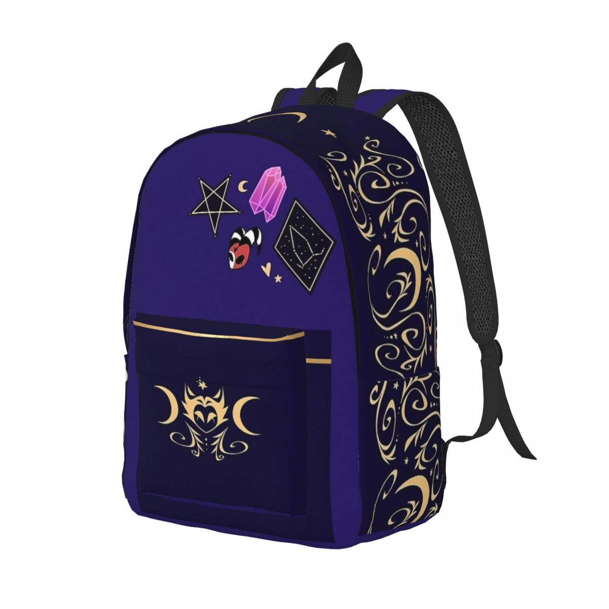 Helluva Boss Stolas Cartoon Ba – обзор и цена Canvas Backpack Casual