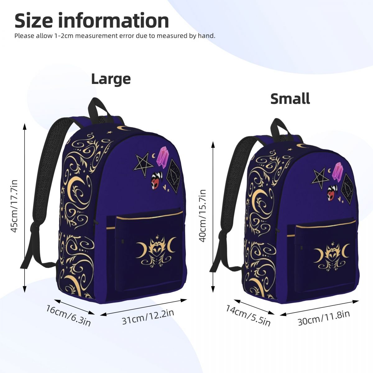Helluva Boss Stolas Cartoon Ba – обзор и цена Canvas Backpack Casual