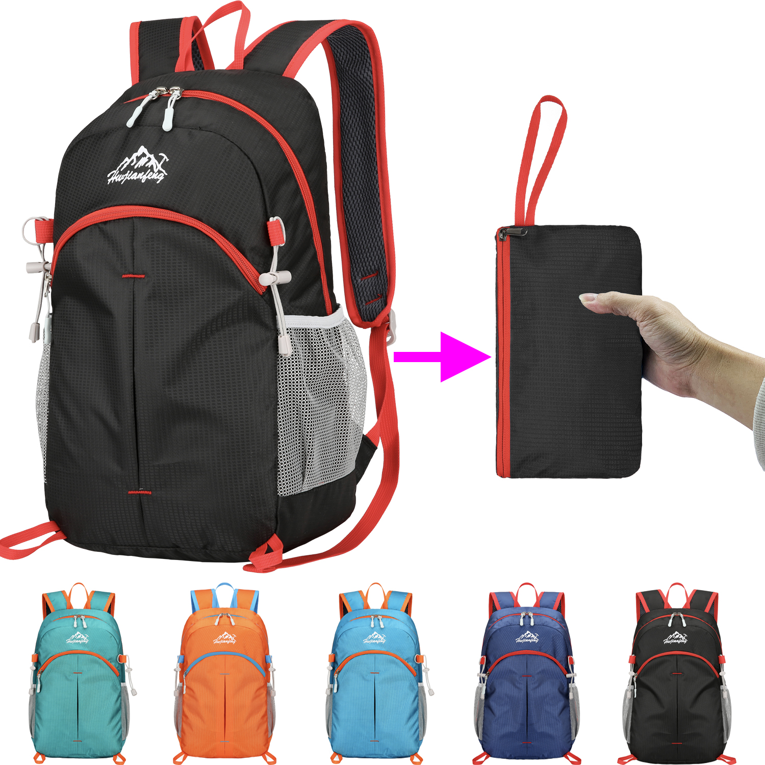18L Portable Foldable Backpack – обзор и цена Foldable Backpack Small