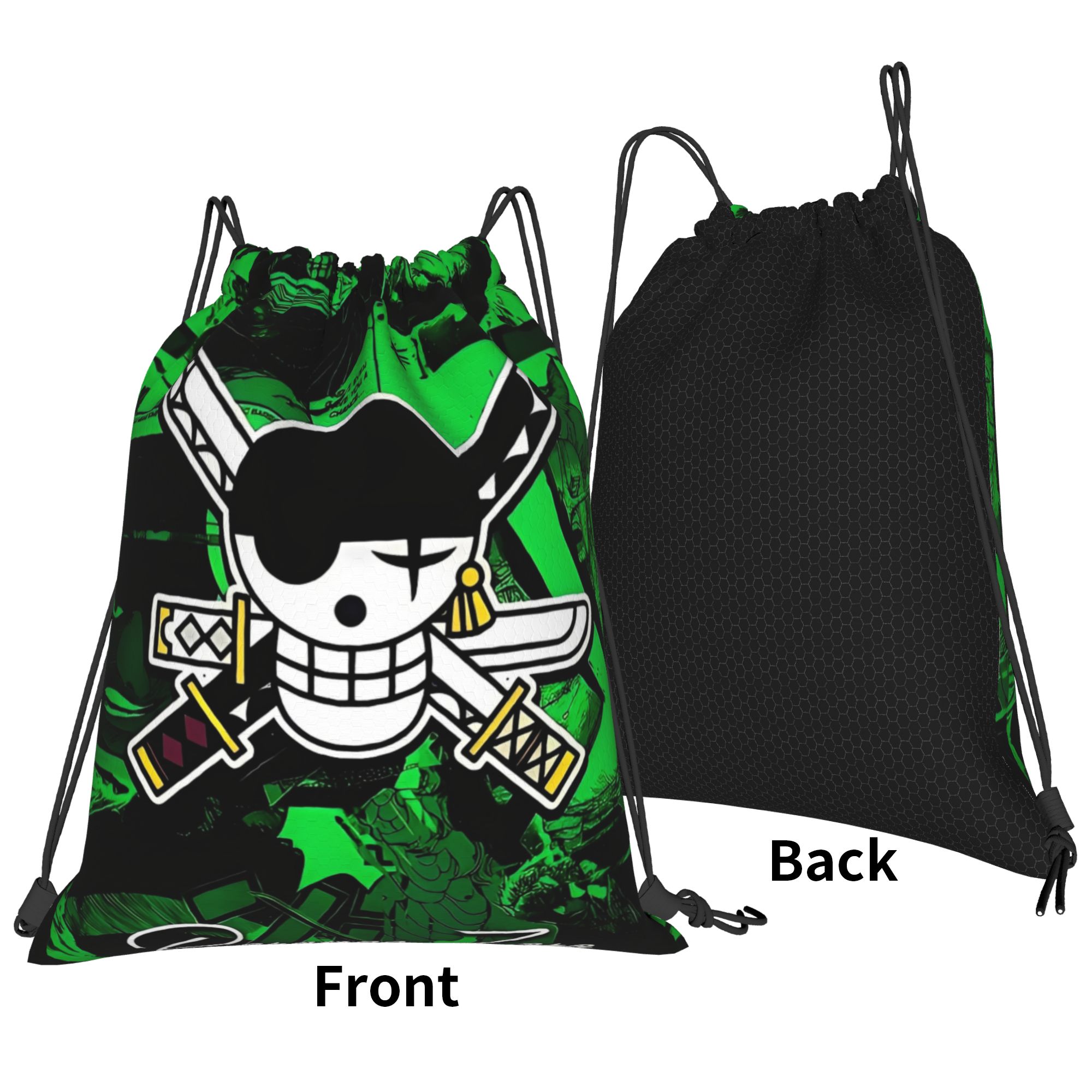 One Piece Zoro Skull Backpack  – обзор и цена Drawstring Gym Bag