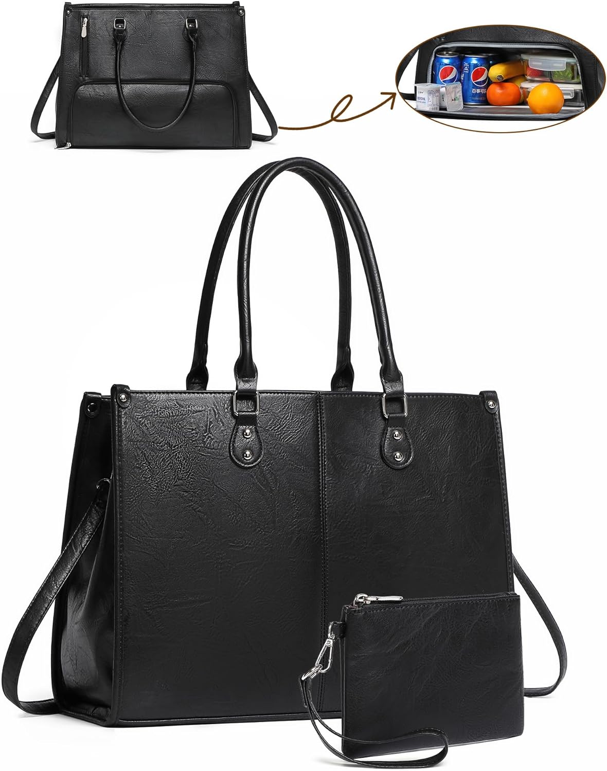 2 in 1 Laptop Tote Bag with In – обзор и цена Laptop Backpack 15.6