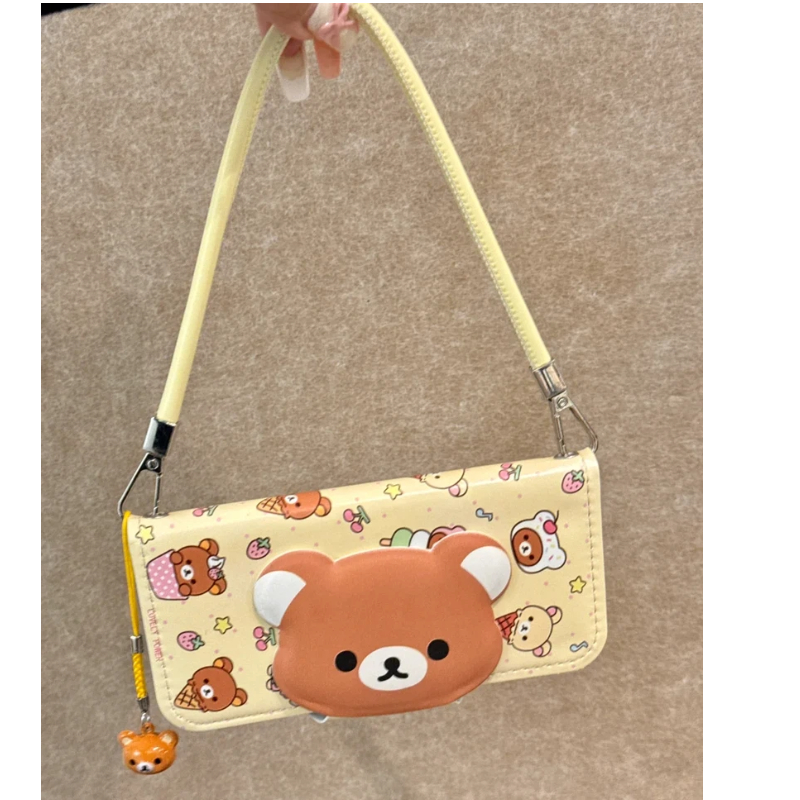 Rilakkuma Cute Cartoon Flip Le – обзор и цена Mini Backpack Purse
