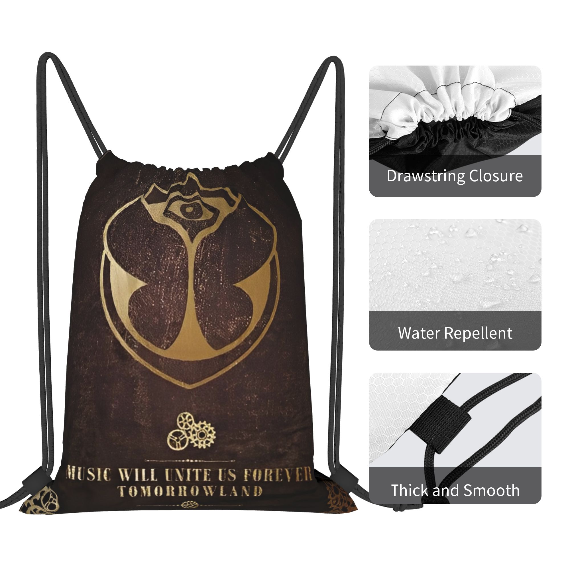 Tomorrowlands  Drawstring Bags – обзор и цена Drawstring Gym Bag