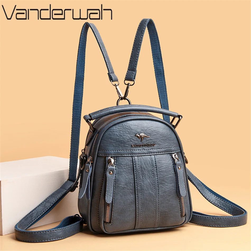 4 In 1 Leather Backpacks Multi – обзор и цена Leather Backpack Vintage