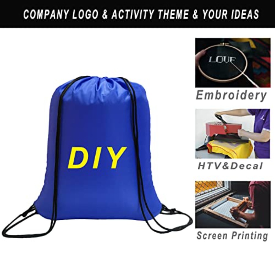 100 Pack Drawstring Bags Bulk, – обзор и цена Drawstring Gym Bag