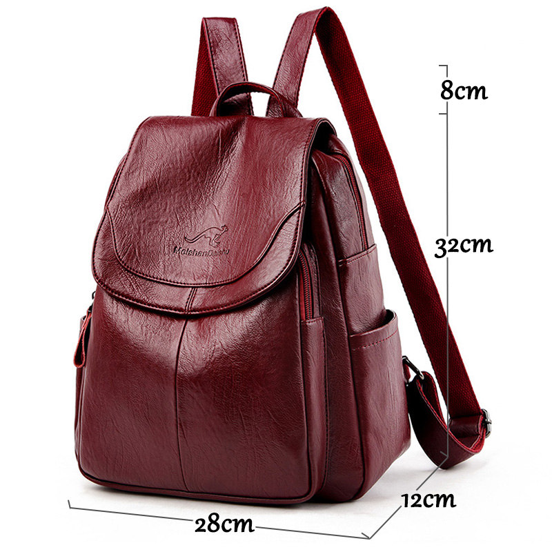 9 Color Women Soft Leather Bac – обзор и цена Leather Backpack Vintage