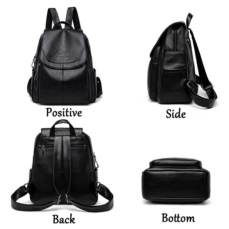 9 Color Women Soft Leather Bac – обзор и цена Leather Backpack Vintage