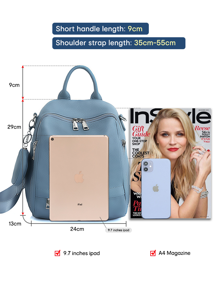 Zency Women's Genuine Leather  – обзор и цена Fashion Backpack Women
