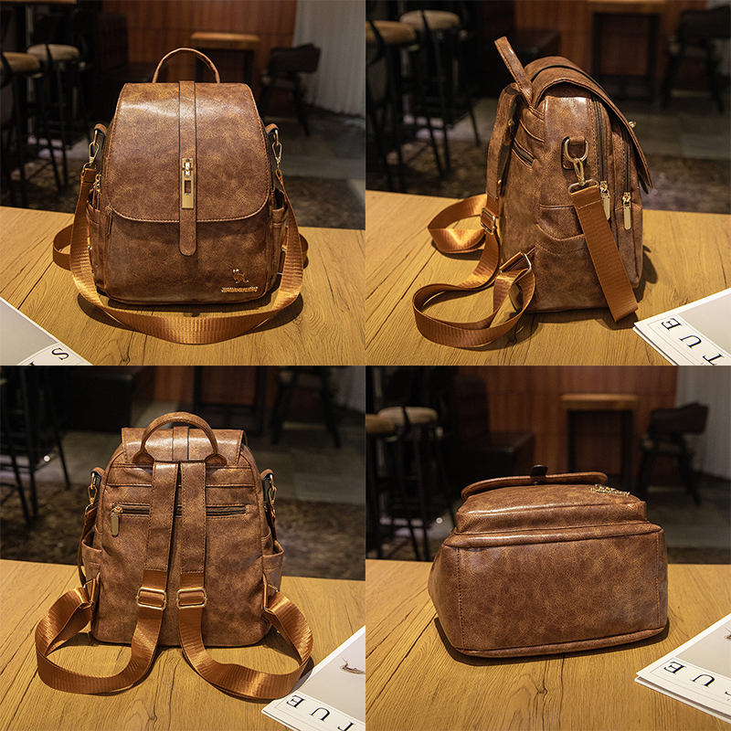 College Women Backpacks Design – обзор и цена Leather Backpack Vintage