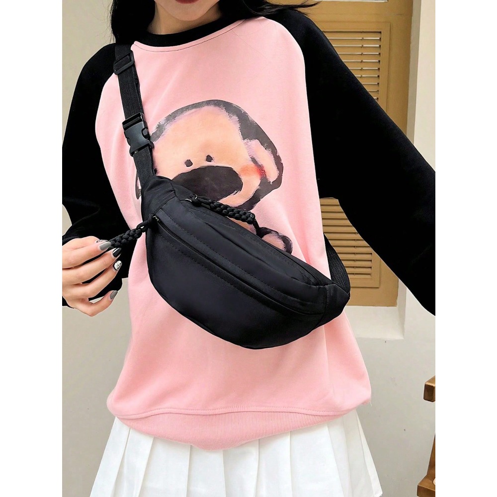 Large Capacity Nylon Chest Bag – обзор и цена Sling Backpack Shoulder