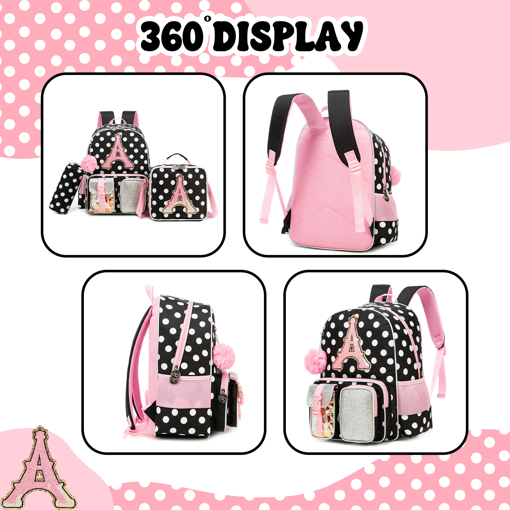 Backpack for Girls Letter Back – обзор и цена School Backpack Teen