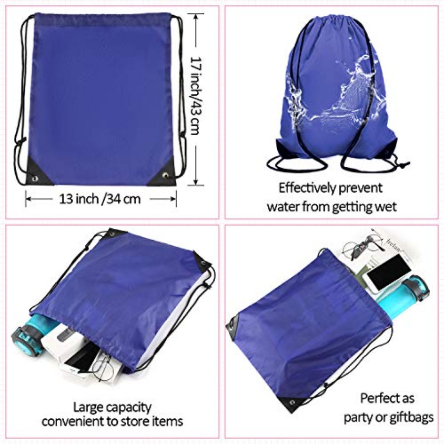 60 Pieces Drawstring Backpack  – обзор и цена Drawstring Gym Bag