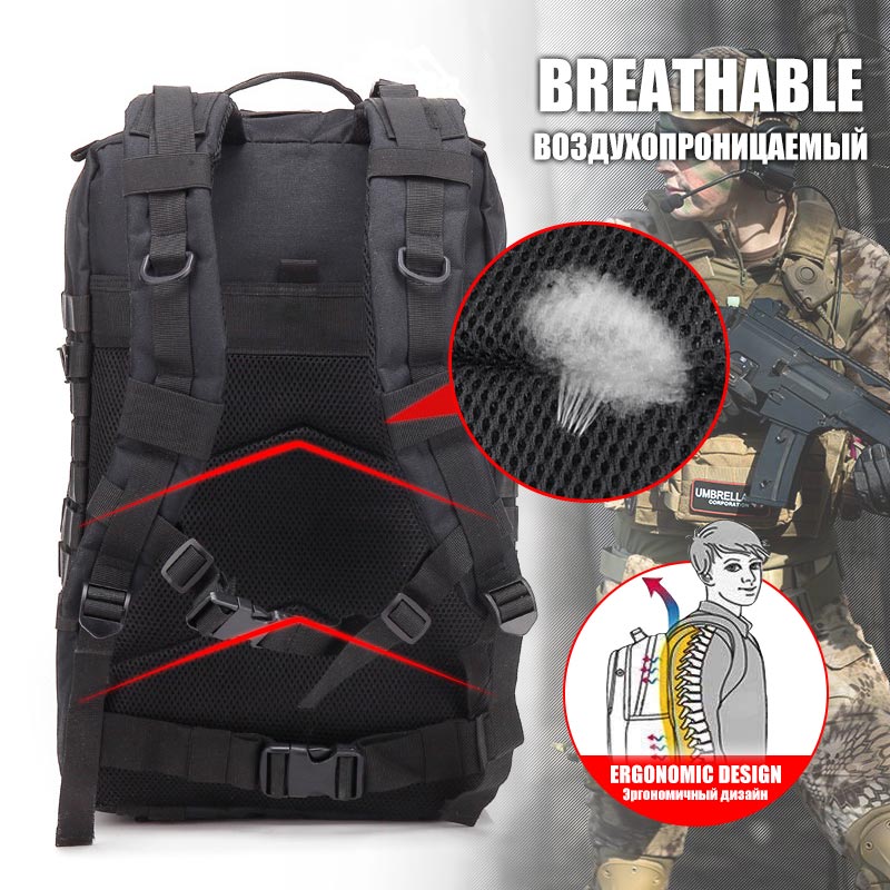 AA 60L Army Military Tactical  – обзор и цена Urban Backpack Tactical