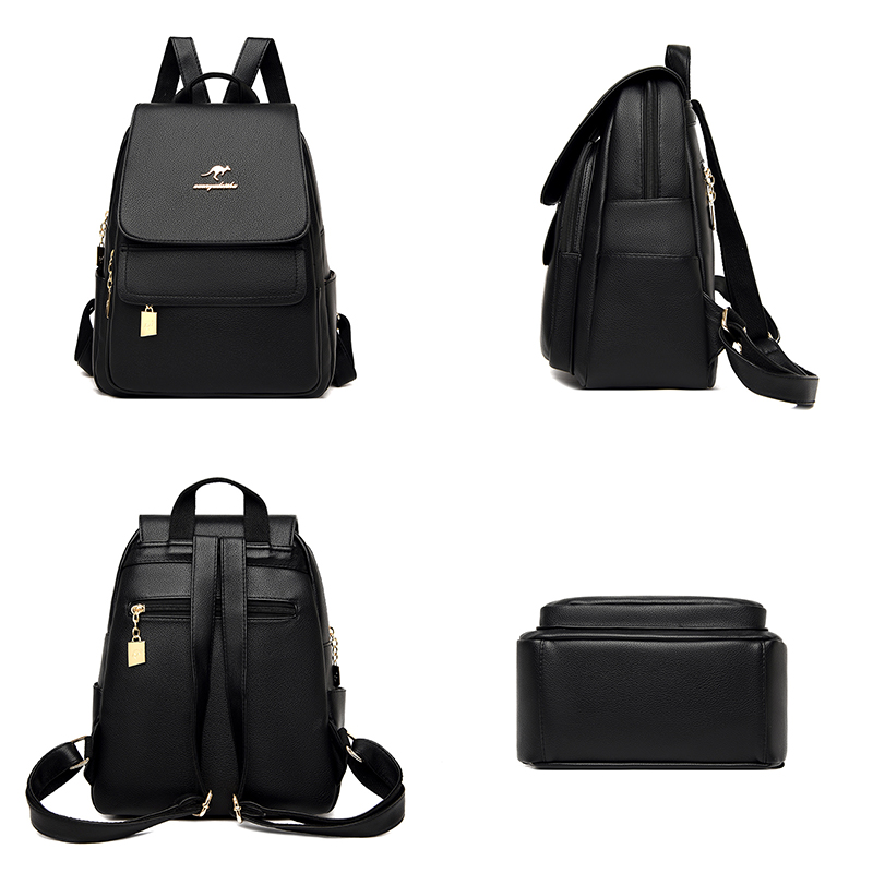 High Quality Leather Backpack  – обзор и цена Fashion Backpack Women