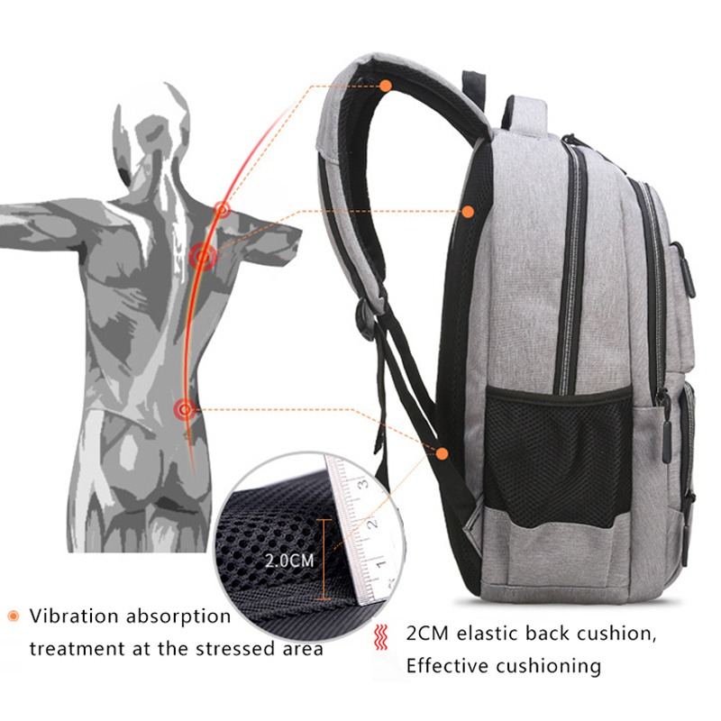 Large Capacity Backpack Men La – обзор и цена Laptop Backpack 15.6