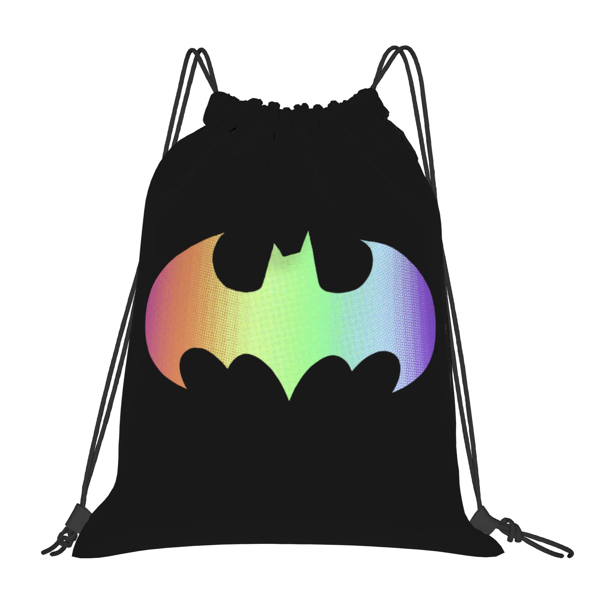 Batmans Logo Rainbow Gradient  – обзор и цена Drawstring Gym Bag