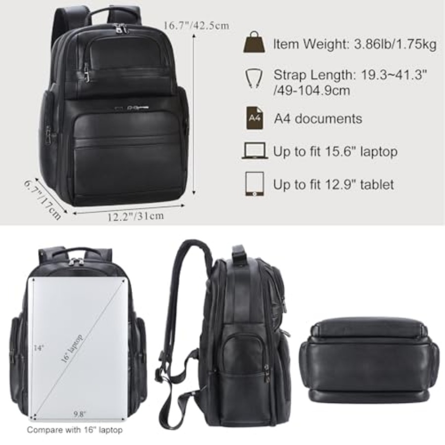Men's Vintage Leather Backpack – обзор и цена Leather Backpack Vintage