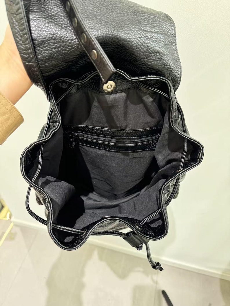 Gothic Punk PU Leather Shoulde – обзор и цена Leather Backpack Vintage