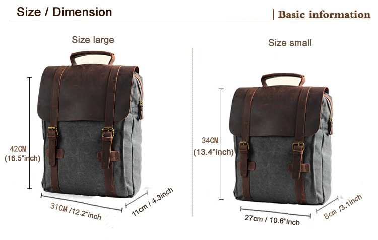Fashion Male Backpack Leather  – обзор и цена Rucksack Military Style