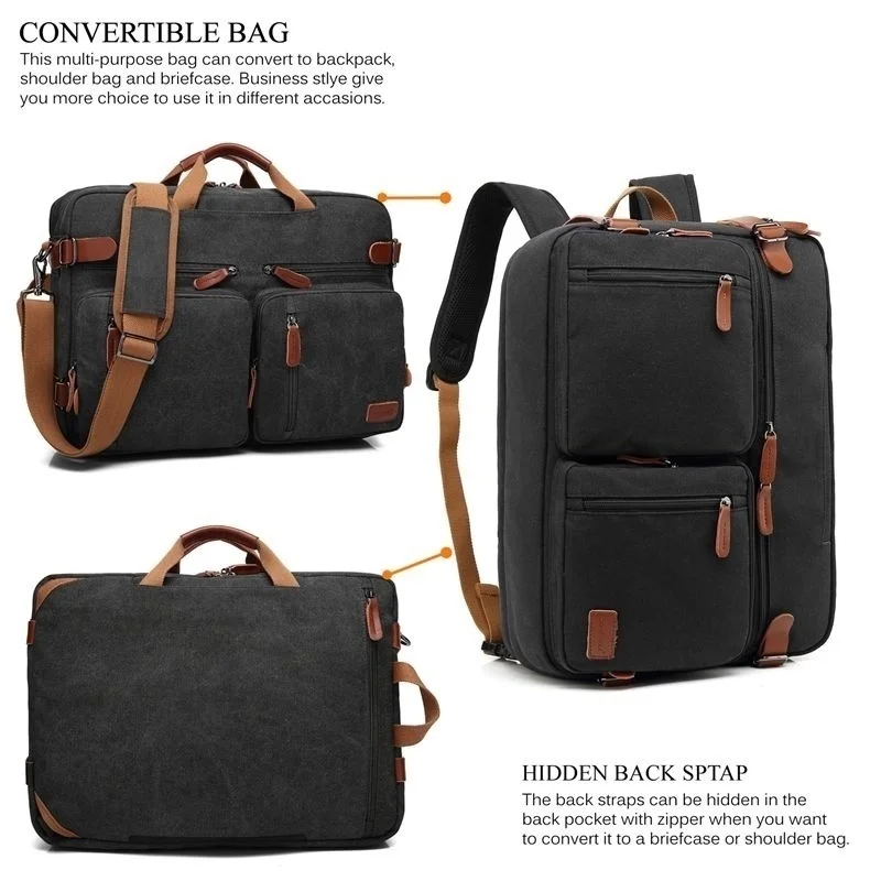 Men's 15.6-17.3 Inch Convertib – обзор и цена Laptop Backpack 15.6