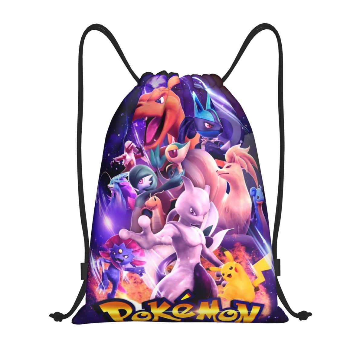 Cute Cartoon Manga Poke-Mon Ba – обзор и цена Drawstring Gym Bag