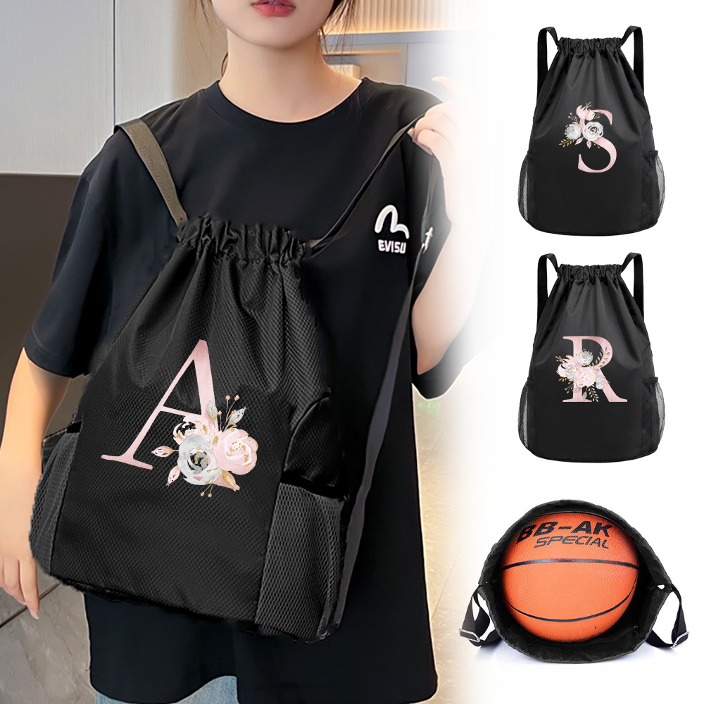 Black drawstring bag, gym back – обзор и цена Drawstring Gym Bag