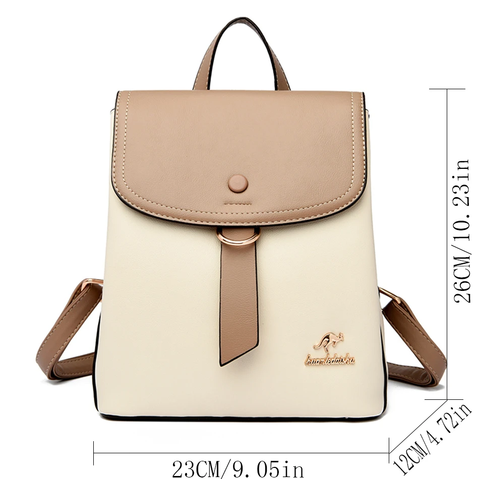 2024 High Quality Fashion Prin – обзор и цена Leather Backpack Vintage