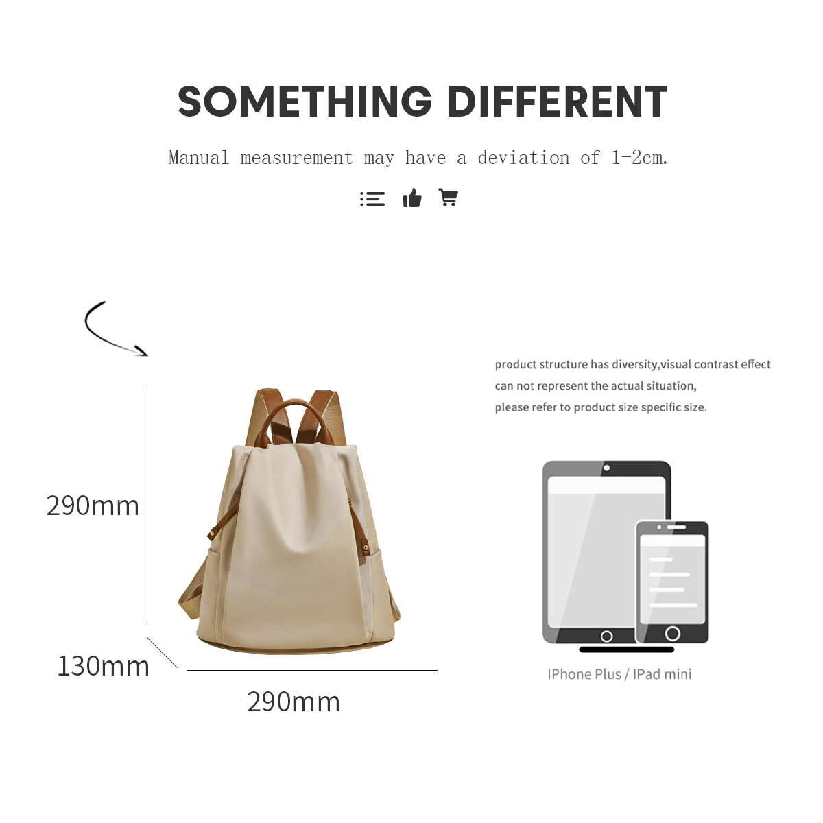 SAFIYA Lady's Backpack Soft Fa – обзор и цена Canvas Backpack Casual