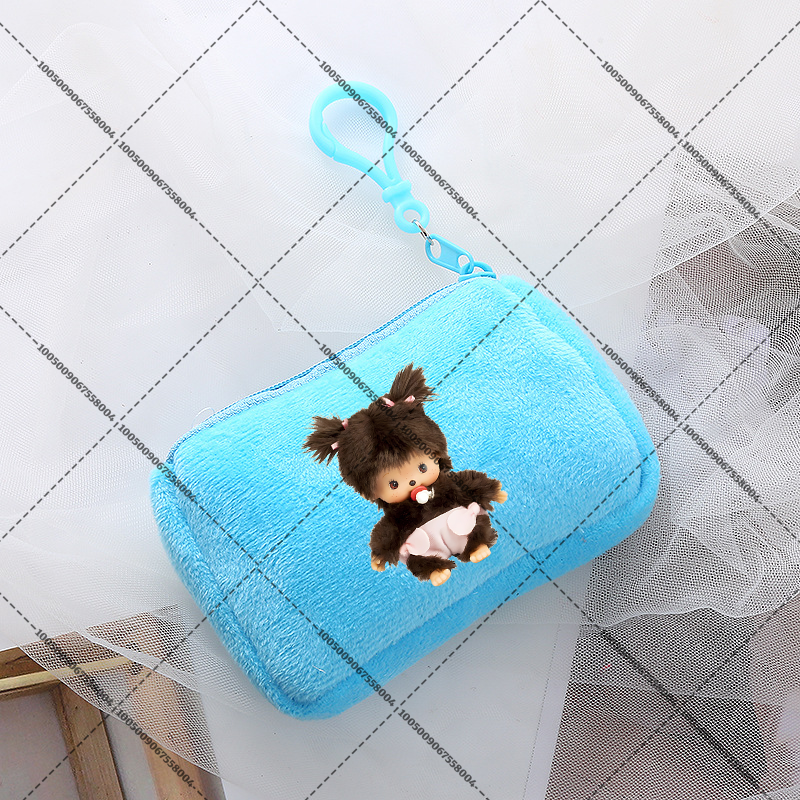 Monchhichi Coin Zipper Bag Pri – обзор и цена Mini Backpack Purse