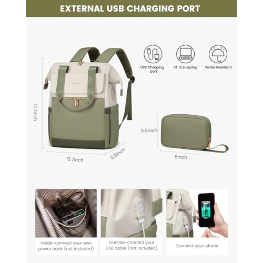 Laptop Backpack for Women, 15. – обзор и цена Laptop Backpack 15.6