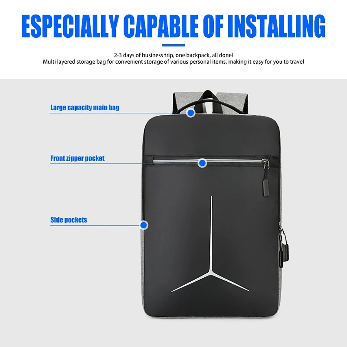 Fashion Anti Theft USB Waterpr – обзор и цена Travel Backpack Anti Theft